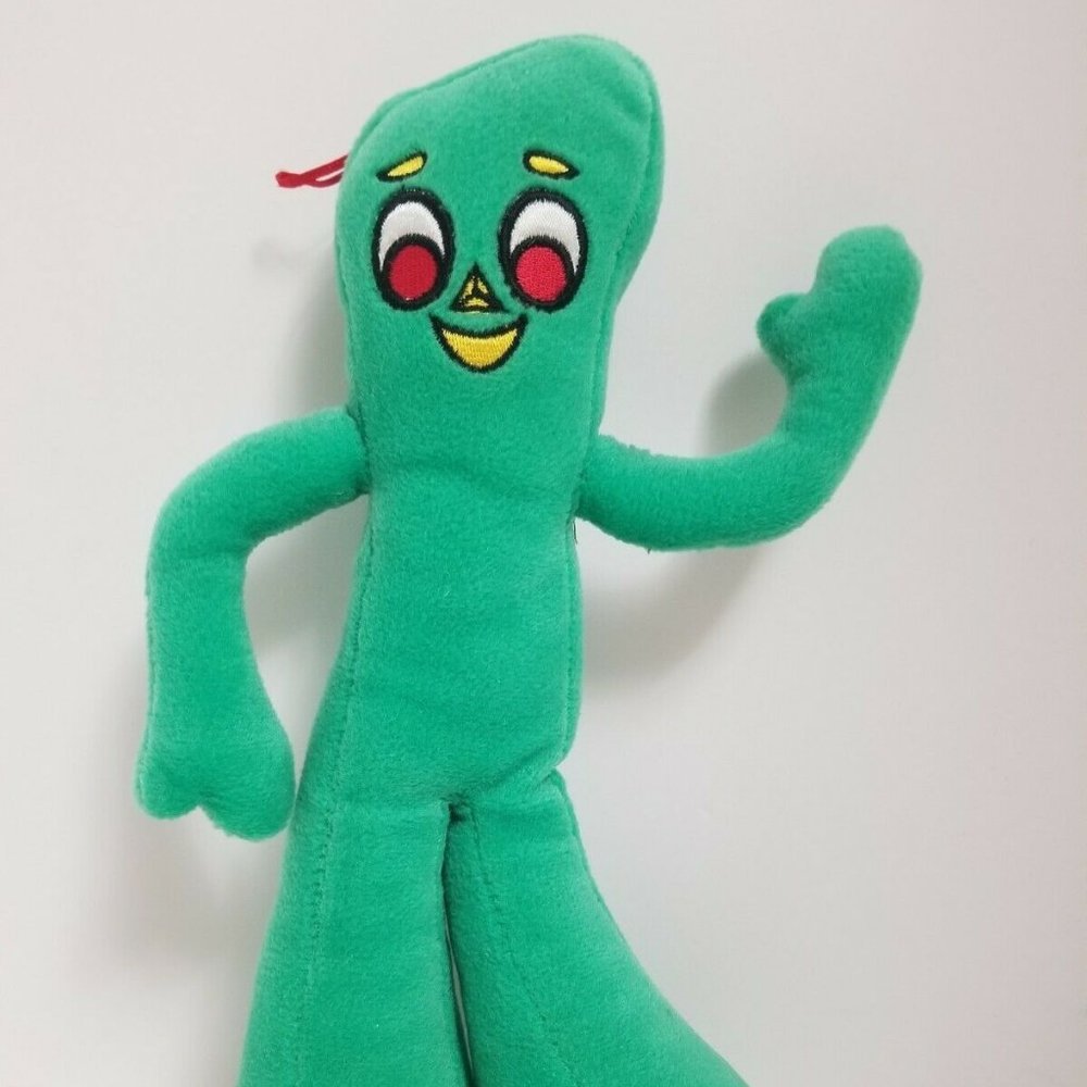 Gumby 2000 Plush Nanco 11" prema toy co stuffed animal y2k vintage collectible